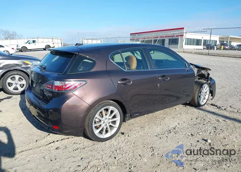 2012 Lexus Ct 200H Premium из США, поврежденный, VIN JTHKD5BH1C2057053